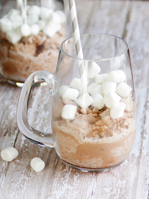 Frozen Hot Cocoa Campfire Marshmallows