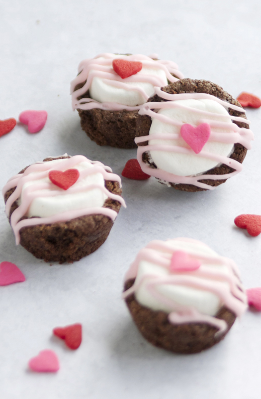 Valentine's Day Brownie Bites | Campfire Marshmallows