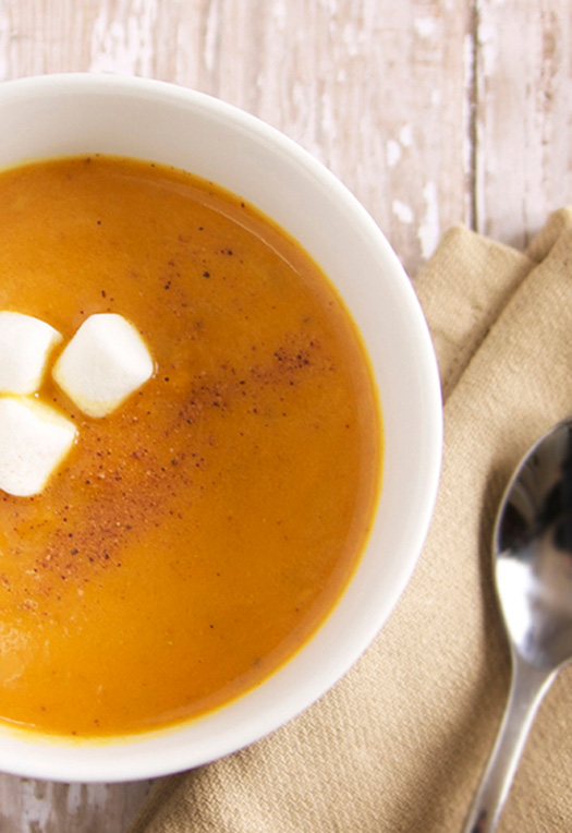 Marshmallow Sweet Potato Soup Campfire Marshmallows