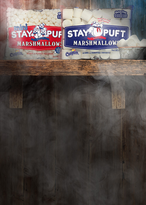 bags of StayPuft marshmallows