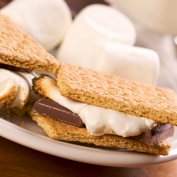 Microwavable S’mores Campfire Marshmallows