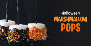 Halloween marshmallow pops