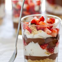 Strawberry S'more Trifles | Campfire Marshmallows