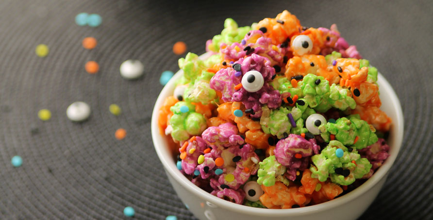 halloween marshmallow popcorn