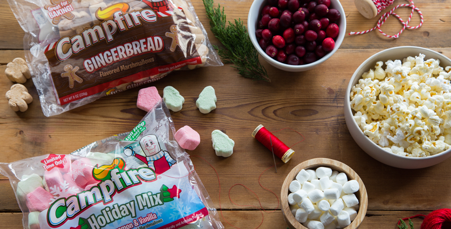 Marshmallow Holiday Garland