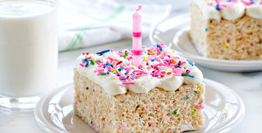 Birthday Marshmallow Bars