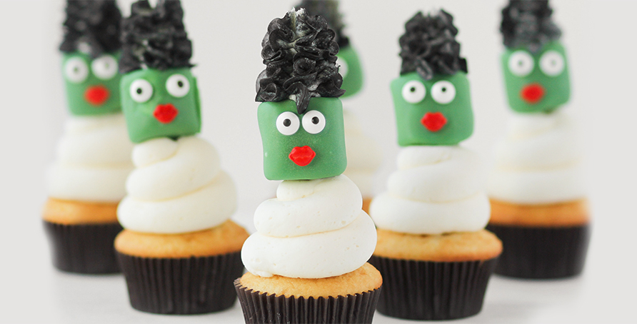 Bride of Frankenstein Cupcake Toppers