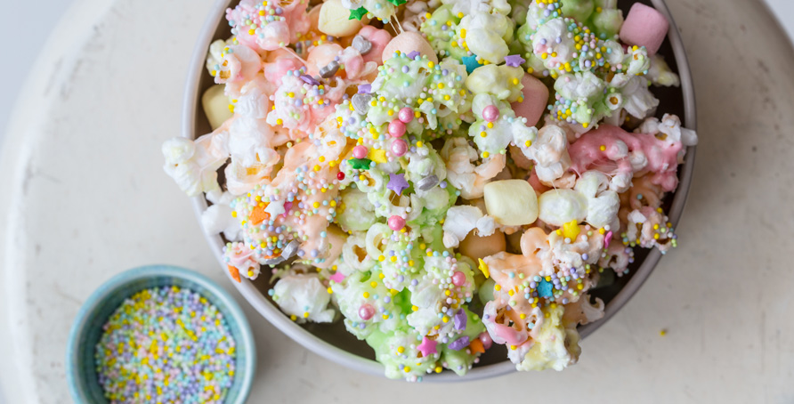 Unicorn Marshmallow Popcorn