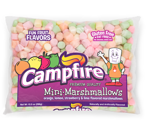 Fruit Flavored Mini Marshmallows - 10 Ounces of Assorted Orange Lemon  Strawberry Lime Fresh Delicious Colorful Marshmallows