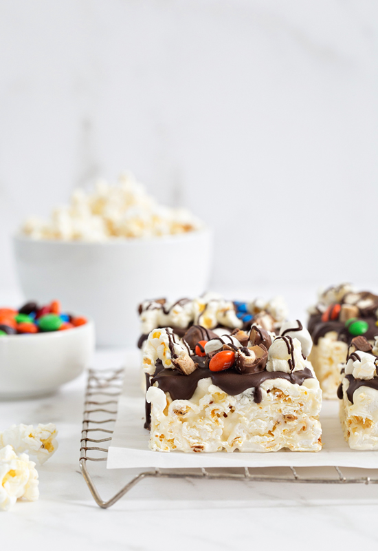 Movie Theater Popcorn Bars on cooling rack