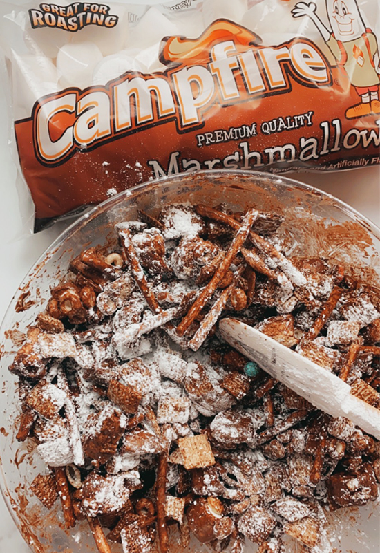 Halloween Chow with Campfire Marshmallows package