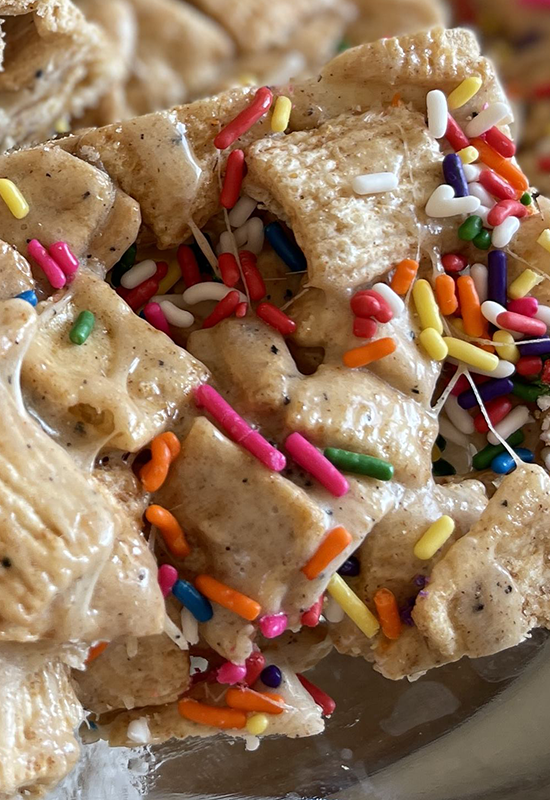 Cinnamon Cereal Crunch Treats Campfire Marshmallows